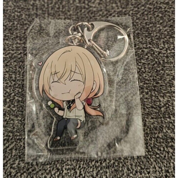 Touken Ranbu Ranto Shiro Animate Cafe Acrylic Keychain - Picture 3 of 4
